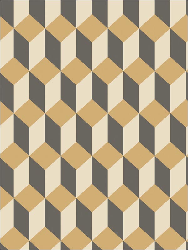 Delano Gold and Black Wallpaper 1057030 by Cole and Son Wallpaper for sale at Wallpapers To Go