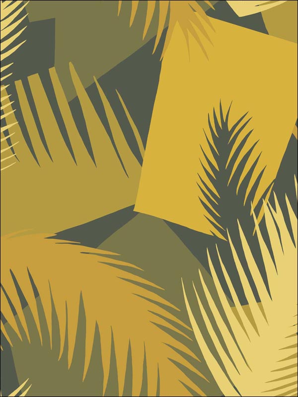 Deco Palm Yellow Wallpaper 1058035 by Cole and Son Wallpaper for sale at Wallpapers To Go