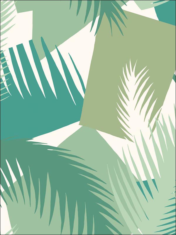 Deco Palm Green Wallpaper 1058037 by Cole and Son Wallpaper for sale at Wallpapers To Go