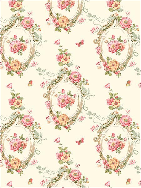 Floral Damask Wallpaper  PP35534 by Norwall Wallpaper for sale at Wallpapers To Go