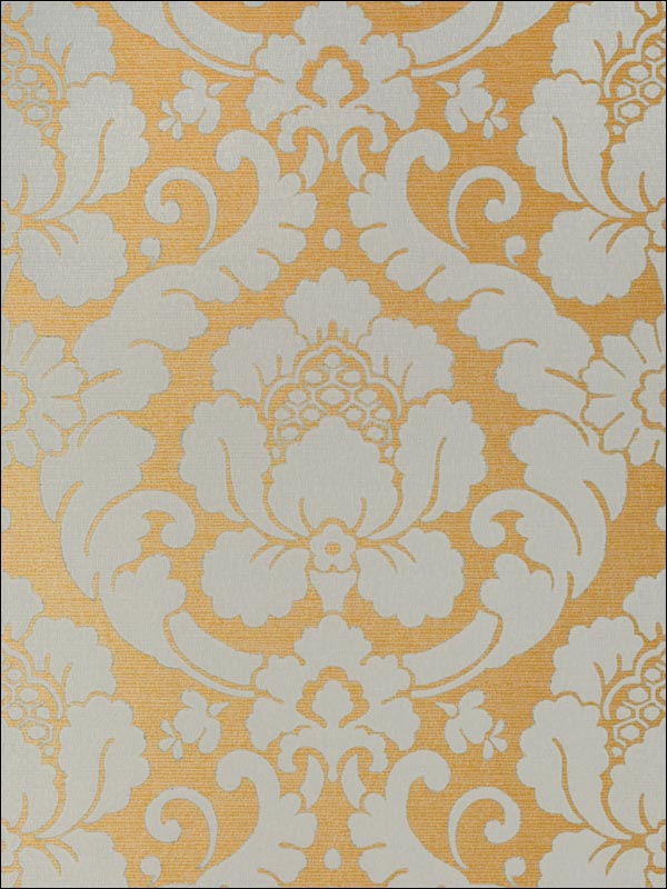 Marlow Aqua on Metallic Gold Wallpaper AT6132 by Anna French Wallpaper for sale at Wallpapers To Go