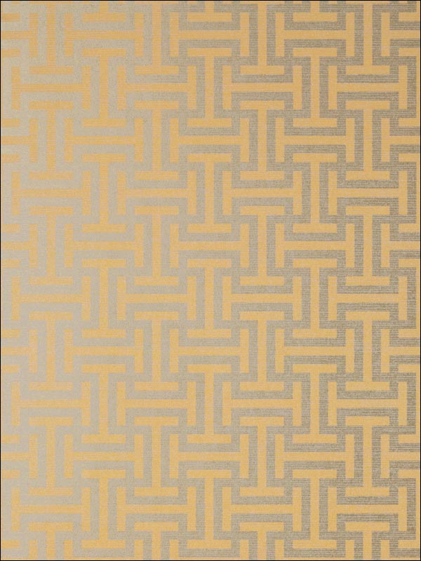 Rymann Metallic Gold and Silver Wallpaper AT6150 by Anna French Wallpaper for sale at Wallpapers To Go