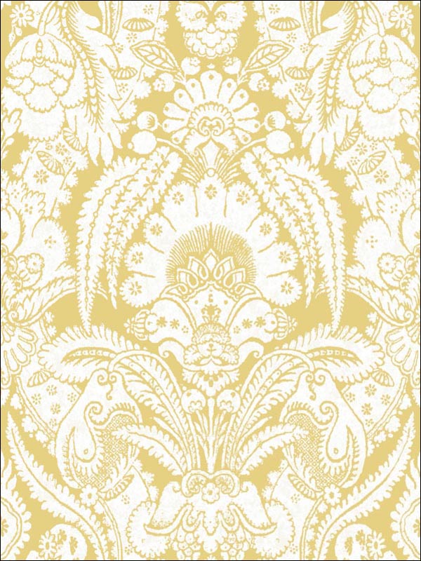 Chatterton French Yellow and Ivory Wallpaper 942013 by Cole and Son Wallpaper for sale at Wallpapers To Go