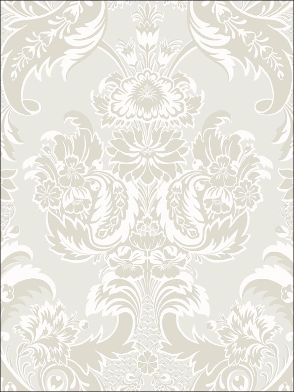Wyndham White and Pearl Wallpaper 943015 by Cole and Son Wallpaper for sale at Wallpapers To Go