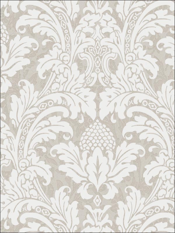Blake White and Silver Wallpaper 946035 by Cole and Son Wallpaper for sale at Wallpapers To Go
