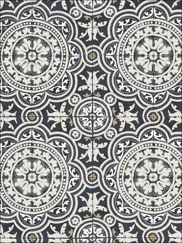 Piccadilly Black and White Wallpaper 948045 by Cole and Son Wallpaper for sale at Wallpapers To Go