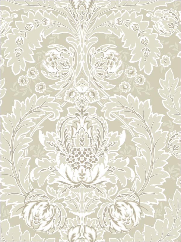 Coleridge Linen and White Wallpaper 949048 by Cole and Son Wallpaper for sale at Wallpapers To Go