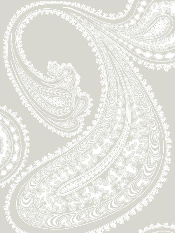 Rajapur White Linen Wallpaper 952011 by Cole and Son Wallpaper for sale at Wallpapers To Go