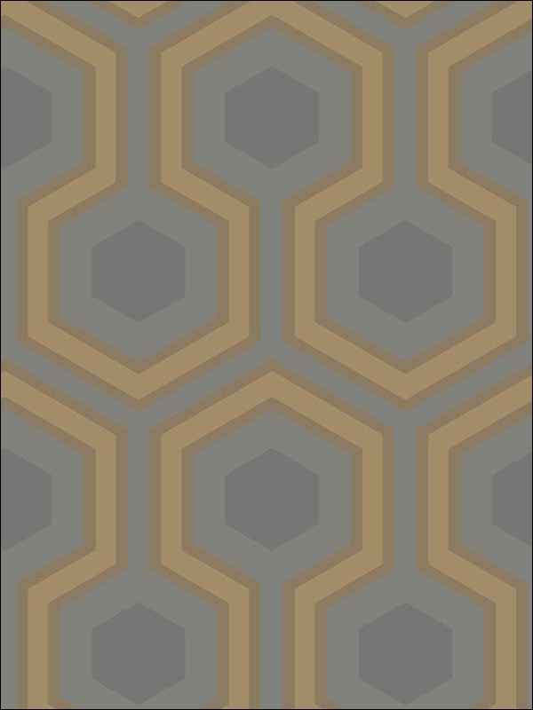 Hicks Grand Slate Bronze Wallpaper 956033 by Cole and Son Wallpaper for sale at Wallpapers To Go