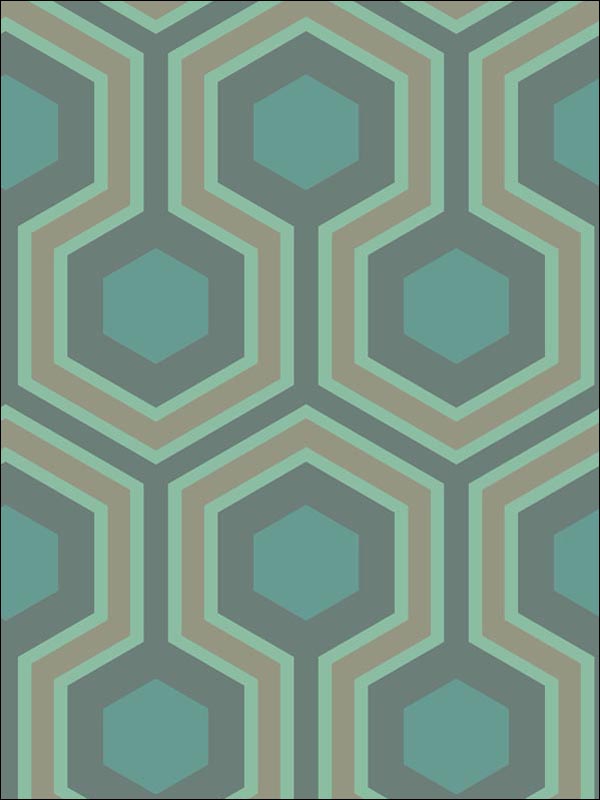 Hicks Grand Green Wallpaper 956034 by Cole and Son Wallpaper for sale at Wallpapers To Go