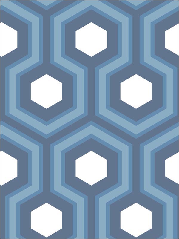 Hicks Grand Blue Wallpaper 956035 by Cole and Son Wallpaper for sale at Wallpapers To Go