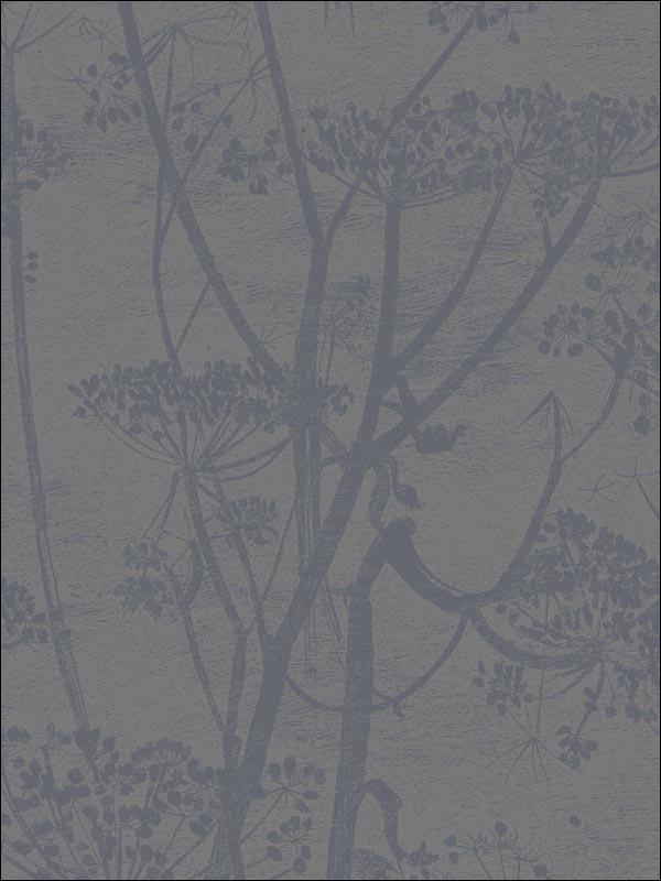 Cow Parsley Gilver Black Wallpaper 959050 by Cole and Son Wallpaper for sale at Wallpapers To Go