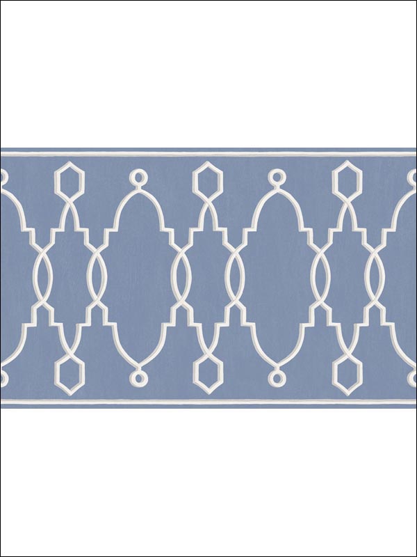 Parterre Cobalt Blue Border 993014 by Cole and Son Wallpaper for sale at Wallpapers To Go