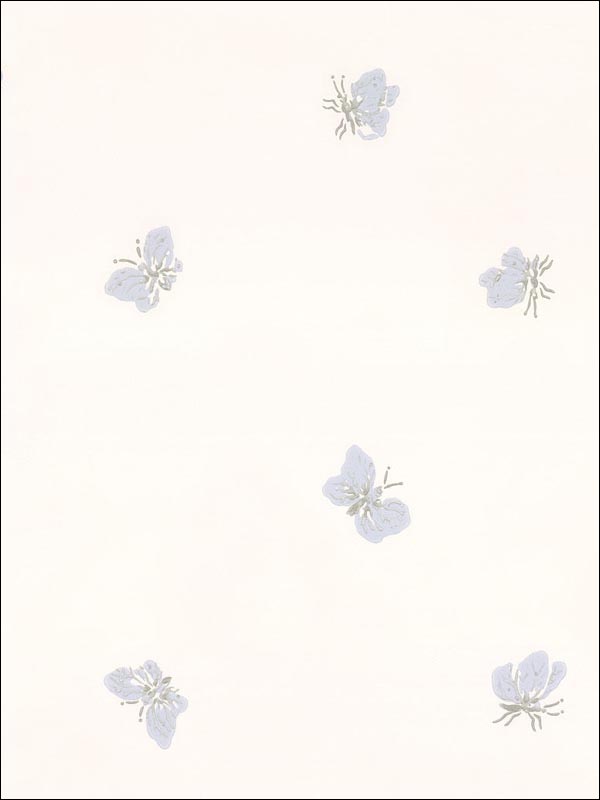Peaseblossom White and Lilac Wallpaper 10310033 by Cole and Son Wallpaper for sale at Wallpapers To Go