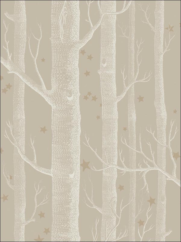 Woods and Stars Linen Wallpaper 10311047 by Cole and Son Wallpaper for sale at Wallpapers To Go