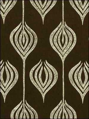 Tulip Chocolate Cream Multipurpose Fabric GWF262268 by Groundworks Fabrics for sale at Wallpapers To Go