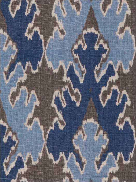 Bengal Bazaar Grey Indigo Multipurpose Fabric GWF2811511 by Groundworks Fabrics for sale at Wallpapers To Go