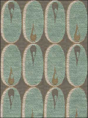 Oval Flame Aqua Upholstery Fabric GWF292413 by Groundworks Fabrics for sale at Wallpapers To Go
