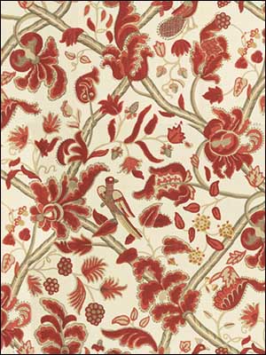 Bloomsbury Red Gold Multipurpose Fabric 2010125194 by Lee Jofa Fabrics for sale at Wallpapers To Go