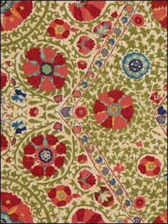 Turkistan Red Green Multipurpose Fabric 2013142319 by Lee Jofa Fabrics for sale at Wallpapers To Go