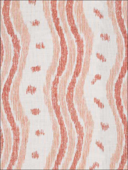 Ikat Stripe Tomato Oys Multipurpose Fabric BFC350319 by Lee Jofa Fabrics for sale at Wallpapers To Go