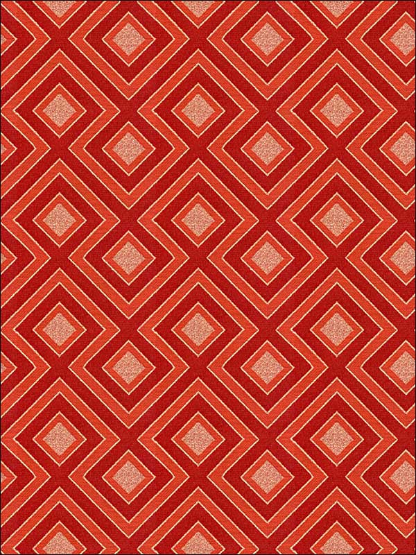 Enid S Trellis Tomato Upholstery Fabric 3394119 by Kravet Fabrics for sale at Wallpapers To Go