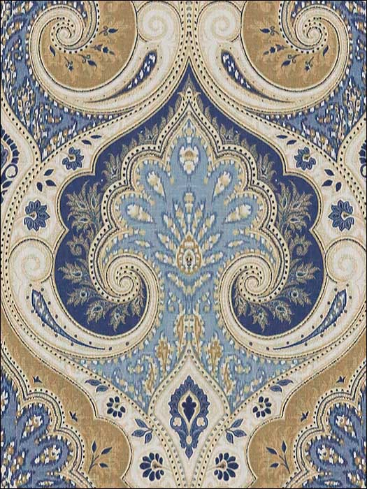 Latika Indigo Cashew Multipurpose Fabric PP503211 by Kravet Fabrics for sale at Wallpapers To Go