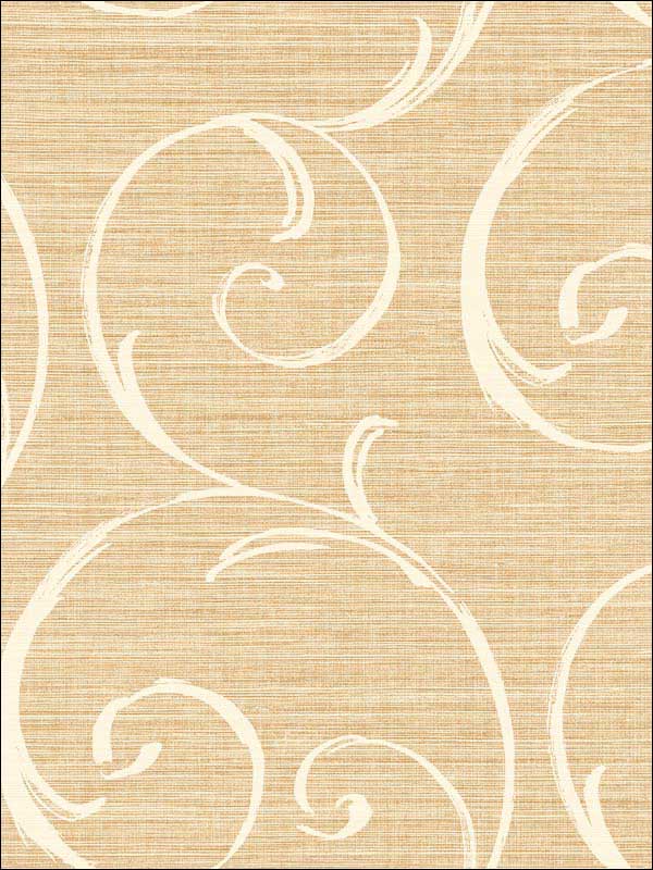 Notting Hill Scroll Wallpaper LD82005 by Seabrook Wallpaper for sale at Wallpapers To Go