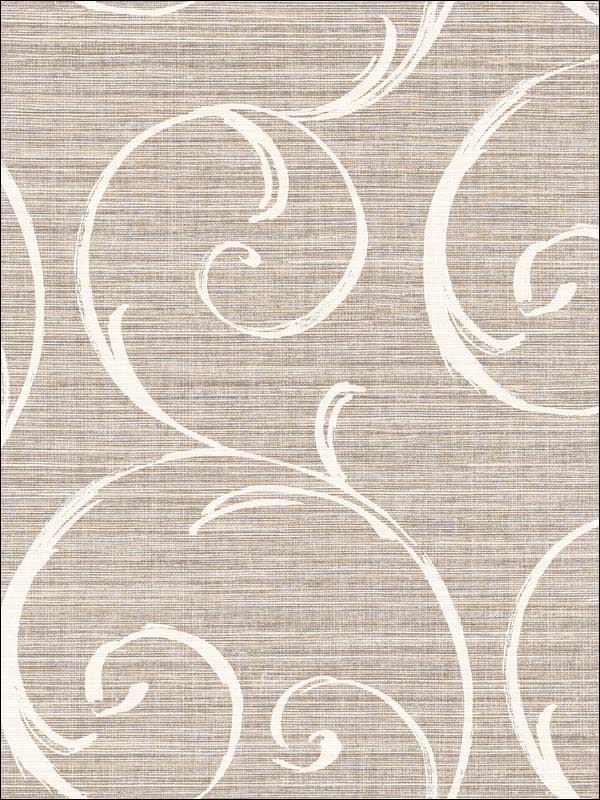 Notting Hill Scroll Wallpaper LD82008 by Seabrook Wallpaper for sale at Wallpapers To Go