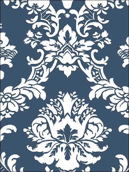 Satins Damask Wallpaper CS35600 by Norwall Wallpaper for sale at Wallpapers To Go