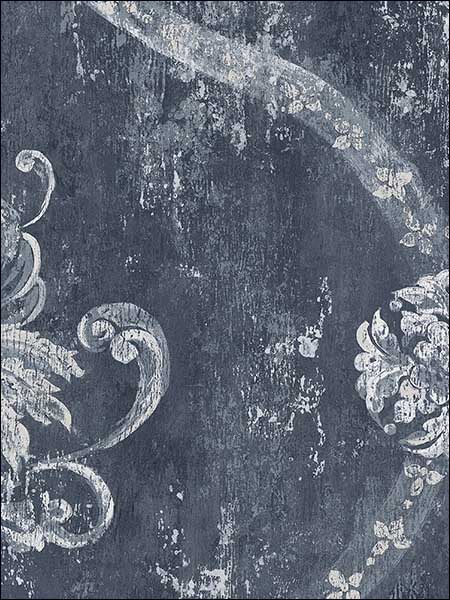 Faux Metallics Damask Textured Wallpaper CS35601 by Norwall Wallpaper for sale at Wallpapers To Go