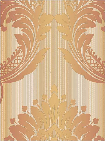 Striped Satins Damask Wallpaper CS35604 by Norwall Wallpaper for sale at Wallpapers To Go