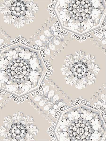 Metallics Damask Wallpaper CS35629 by Norwall Wallpaper for sale at Wallpapers To Go