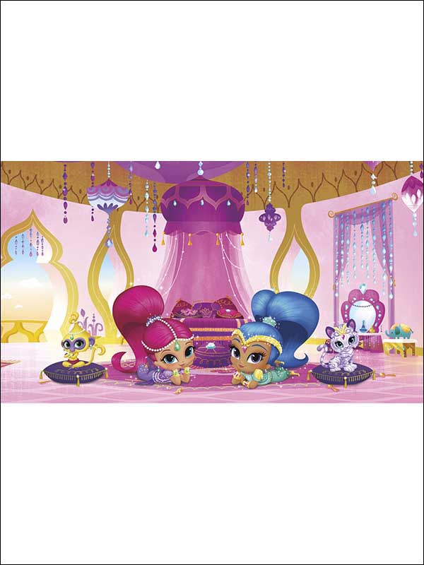 Shimmer Shine Genie Palace 7 Panel Mural JL1386M by York Wallpaper for sale at Wallpapers To Go