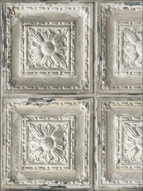 Ceiling Tiles Wallpaper IR50507 by Pelican Prints Wallpaper for sale at Wallpapers To Go