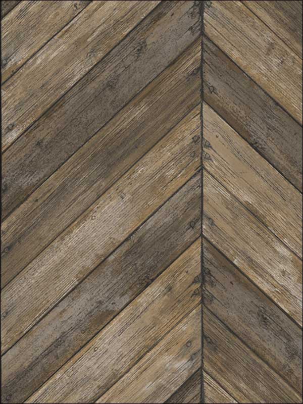 Chevron Wood Wallpaper IR51707 by Pelican Prints Wallpaper for sale at Wallpapers To Go