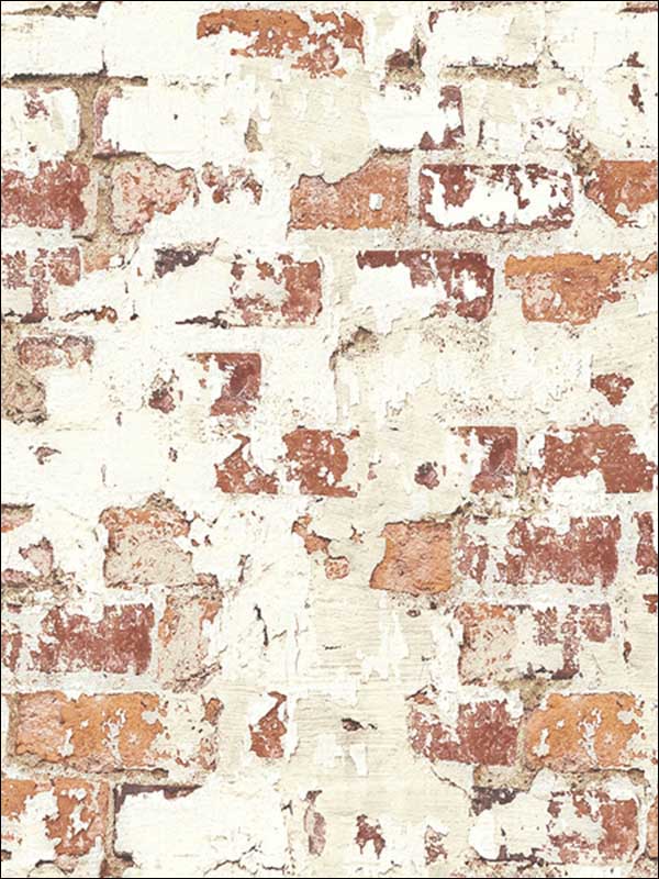 Plastered Brick Wallpaper IR51901 by Pelican Prints Wallpaper for sale at Wallpapers To Go