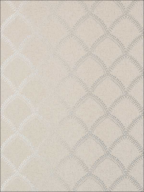 Burmese Metallic on Taupe Wallpaper AT7909 by Anna French Wallpaper for sale at Wallpapers To Go