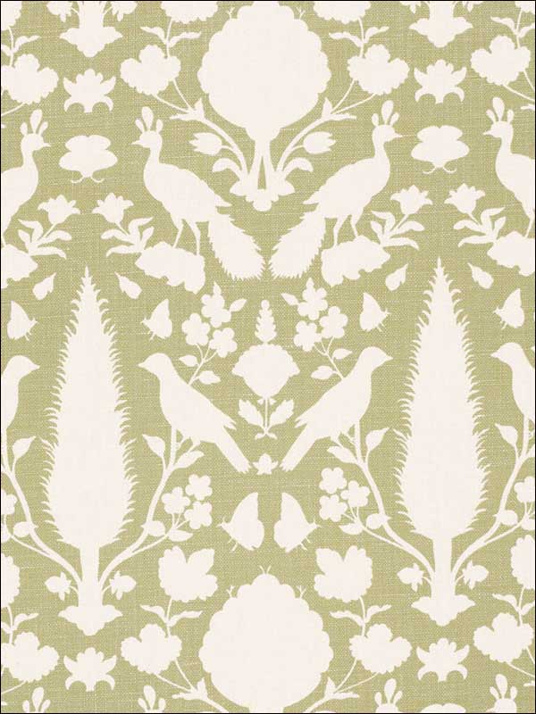 Chenonceau Sage Fabric 173560 by Schumacher Fabrics for sale at Wallpapers To Go