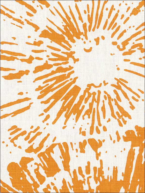 Fireworks Mandarin Fabric 173991 by Schumacher Fabrics for sale at Wallpapers To Go