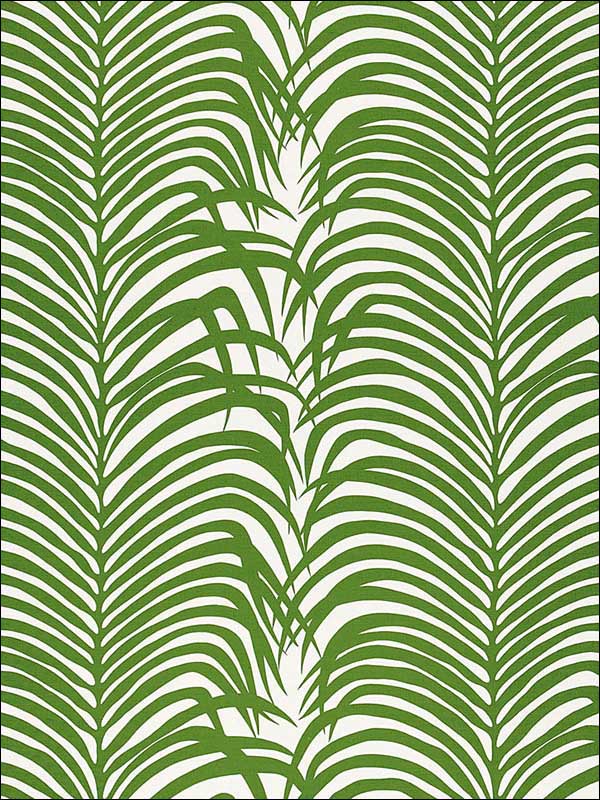 Zebra Palm Linen Print Jungle Fabric 174871 by Schumacher Fabrics for sale at Wallpapers To Go
