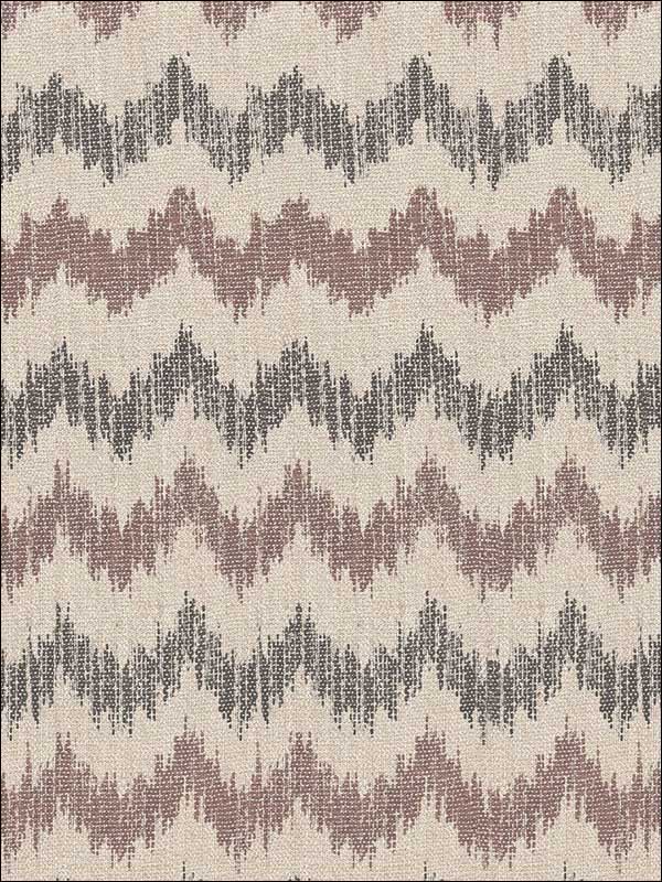 Sierra Ikat Raisin Fabric 175312 by Schumacher Fabrics for sale at Wallpapers To Go
