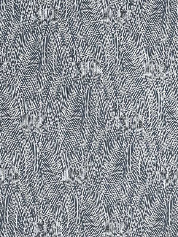 Grand Cascade Indigo Fabric 175351 by Schumacher Fabrics for sale at Wallpapers To Go