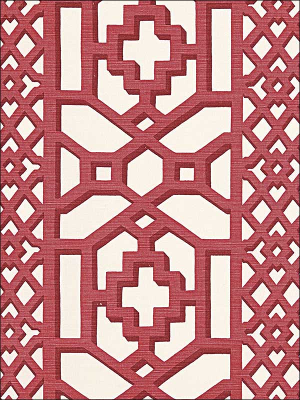 Zanzibar Trellis Matte Lacquer Fabric 175742 by Schumacher Fabrics for sale at Wallpapers To Go