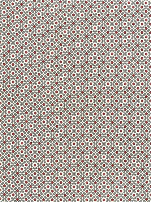 Serendipity Slate And Rouge Fabric 176424 by Schumacher Fabrics for sale at Wallpapers To Go