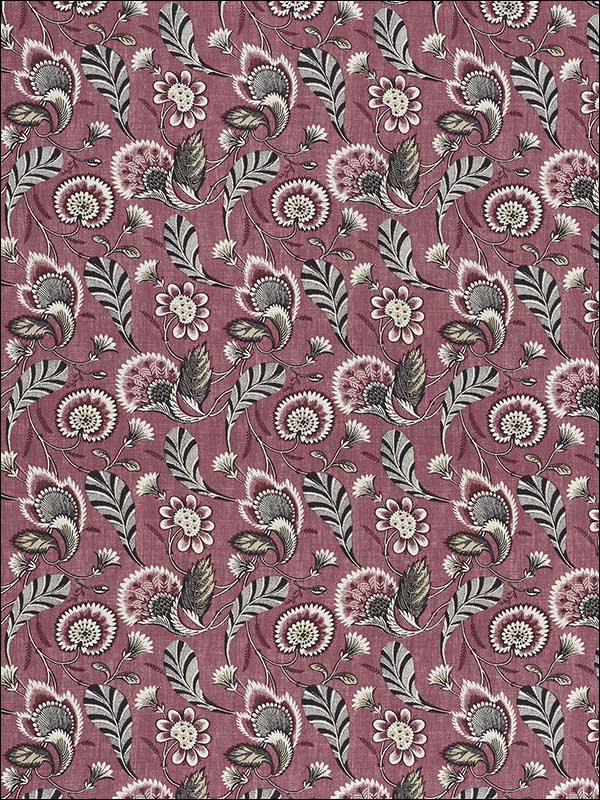 Ursula Mulberry Fabric 176442 by Schumacher Fabrics for sale at Wallpapers To Go