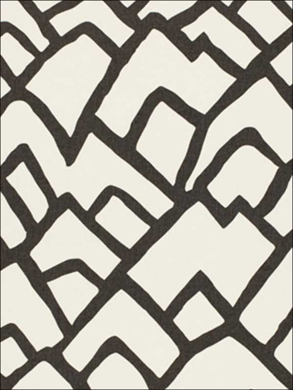 Zimba Charcoal Fabric 2644330 by Schumacher Fabrics for sale at Wallpapers To Go