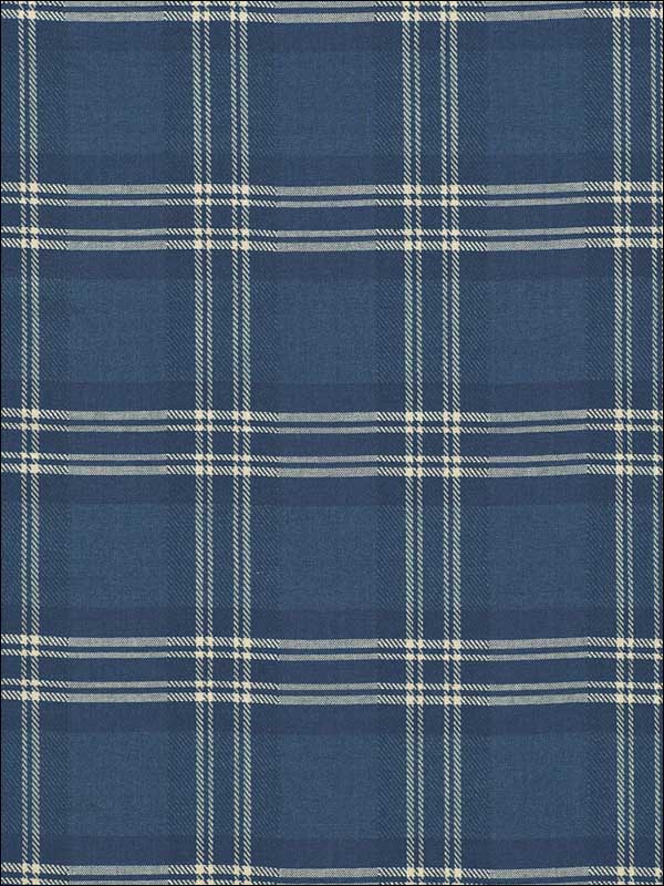 Check Rustique Atlantic Blue Fabric 50204 by Schumacher Fabrics for sale at Wallpapers To Go
