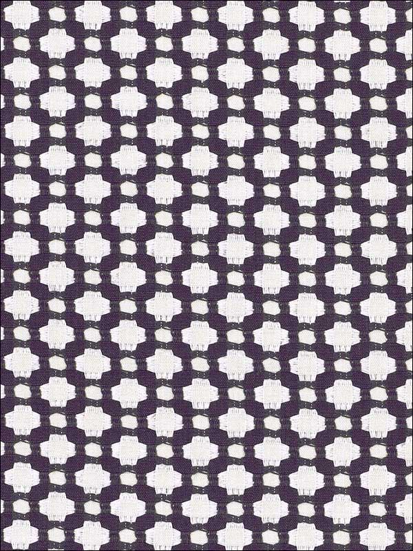 Betwixt Charcoal Ecru Fabric 62610 by Schumacher Fabrics for sale at Wallpapers To Go