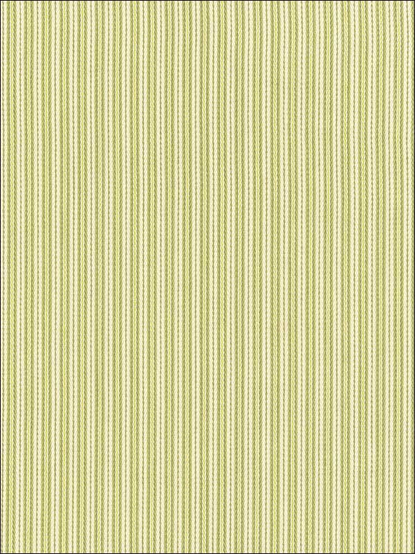 Baker Cotton Stripe Ivory Pear Sage Fabric 63001 by Schumacher Fabrics for sale at Wallpapers To Go